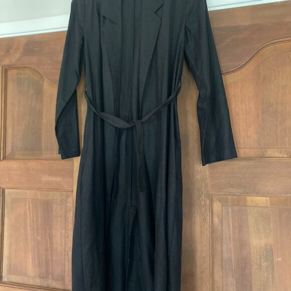 Ali Golden Raw Silk Jacket in Black xs - Picture 2 of 6